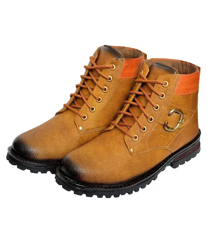 Desi Juta Tan Casual Boot Buy Desi Juta Tan Casual Boot Online at Best Prices in India on Snapdeal