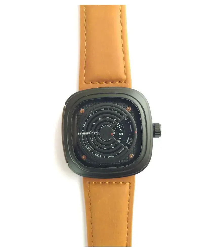 SEVEN CREATIONS Seven Friday AIS 316L Leather Multifunction Men s Watch Buy SEVEN CREATIONS Seven Friday AIS 316L Leather Multifunction Men s Watch Online at Best Prices in India on Snapdeal