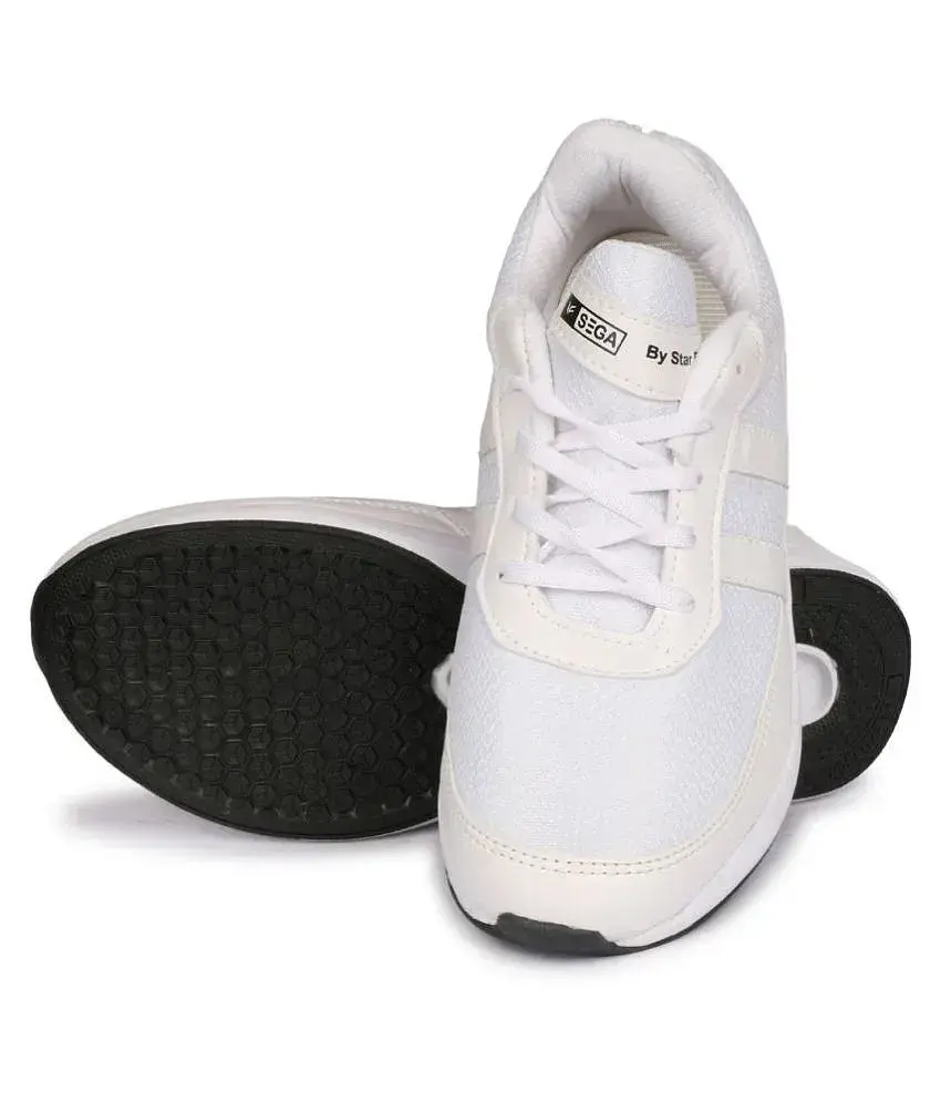 SEGA White Running Shoes