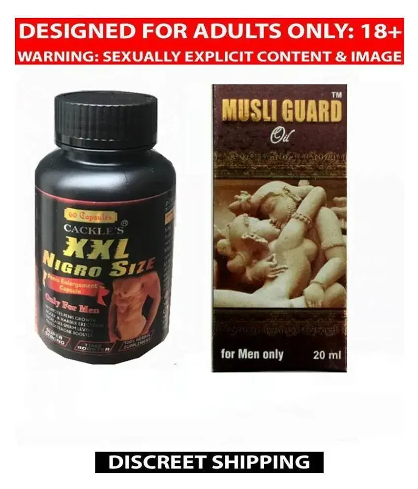 Herbal XXL Nigro Size Penis Enlargement 60 Capsule, For Men & Musli Guard  20ml Massage Oil, Combo 100% Natural Product: Buy Herbal XXL Nigro Size  Penis Enlargement 60 Capsule, For Men &