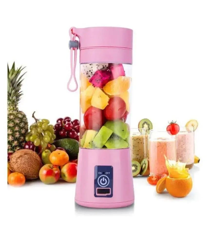 Hand Juicer Machine for Home Electric Portable USB Juice Maker Blender Bottle Multicolor Pack of 2 Buy Online at Best Price in India Snapdeal