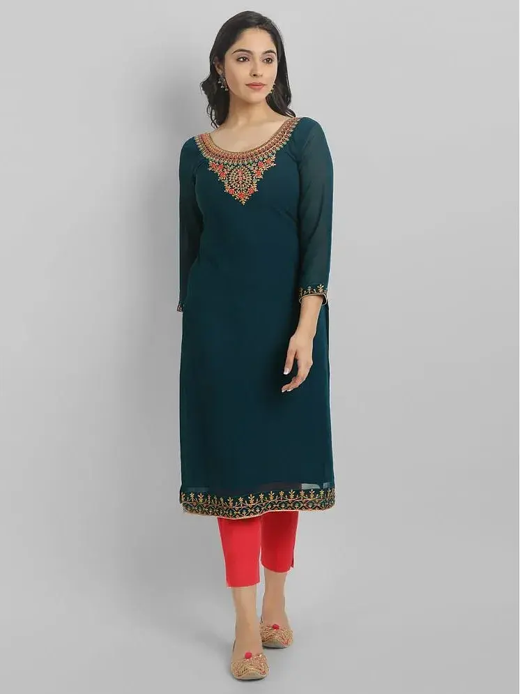 Snapdeal georgette kurti sale