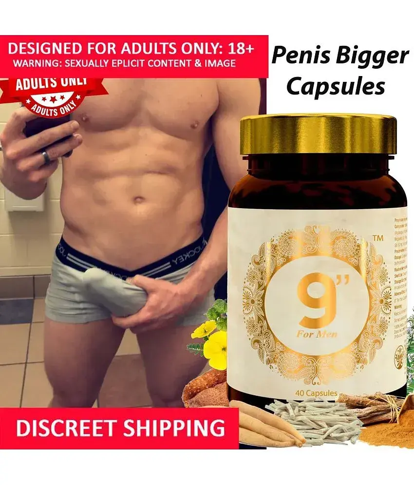 Nutriley 9 Inch Penis Enlargement Capsule, for long penis, Sexual Stamina,  Sex Power, pens bigger cream, increase sex time, long last, ling mota lamba  capsule, ling lamba oil & men sexual wellness (