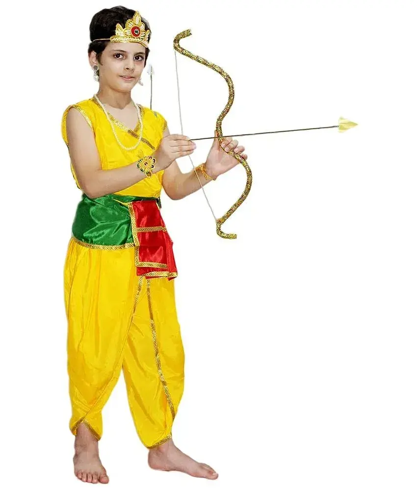 Kaku Fancy Dresses Ram Costume Of Ramleela Dussehra Mythological Character Multicolour 1 2 Years For Boys Buy Kaku Fancy Dresses Ram Costume Of Ramleela Dussehra Mythological Character Multicolour 1...