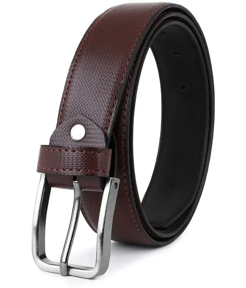 SILKSHOPPING Brown Synthetic Men s Formal Belt Pack of 1
