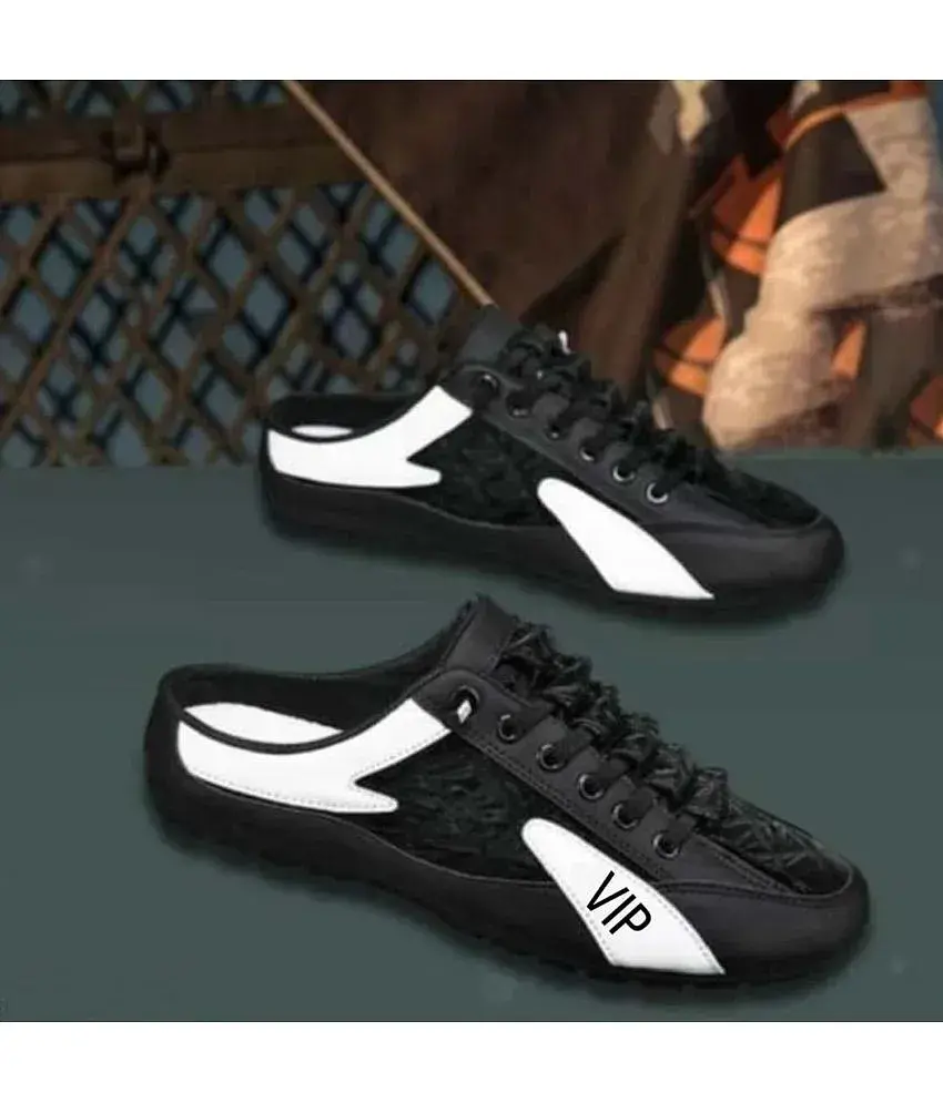 VATELIO Stylish Comfortable Black Men s Lifestyle Shoes