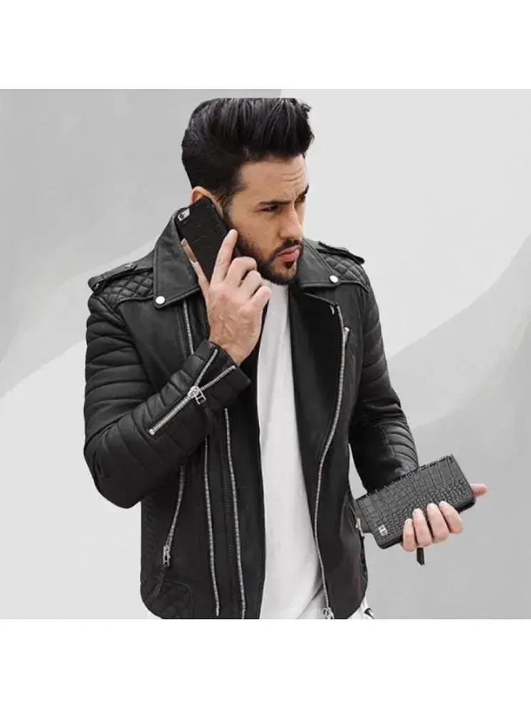 DCENT KRAFT PU Leather Men s Biker Jacket Black Pack of 1 Buy DCENT KRAFT PU Leather Men s Biker Jacket Black Pack of 1 Online at Best Prices in India on Snapdeal